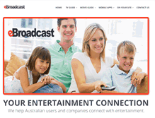 Tablet Screenshot of ebroadcast.com.au